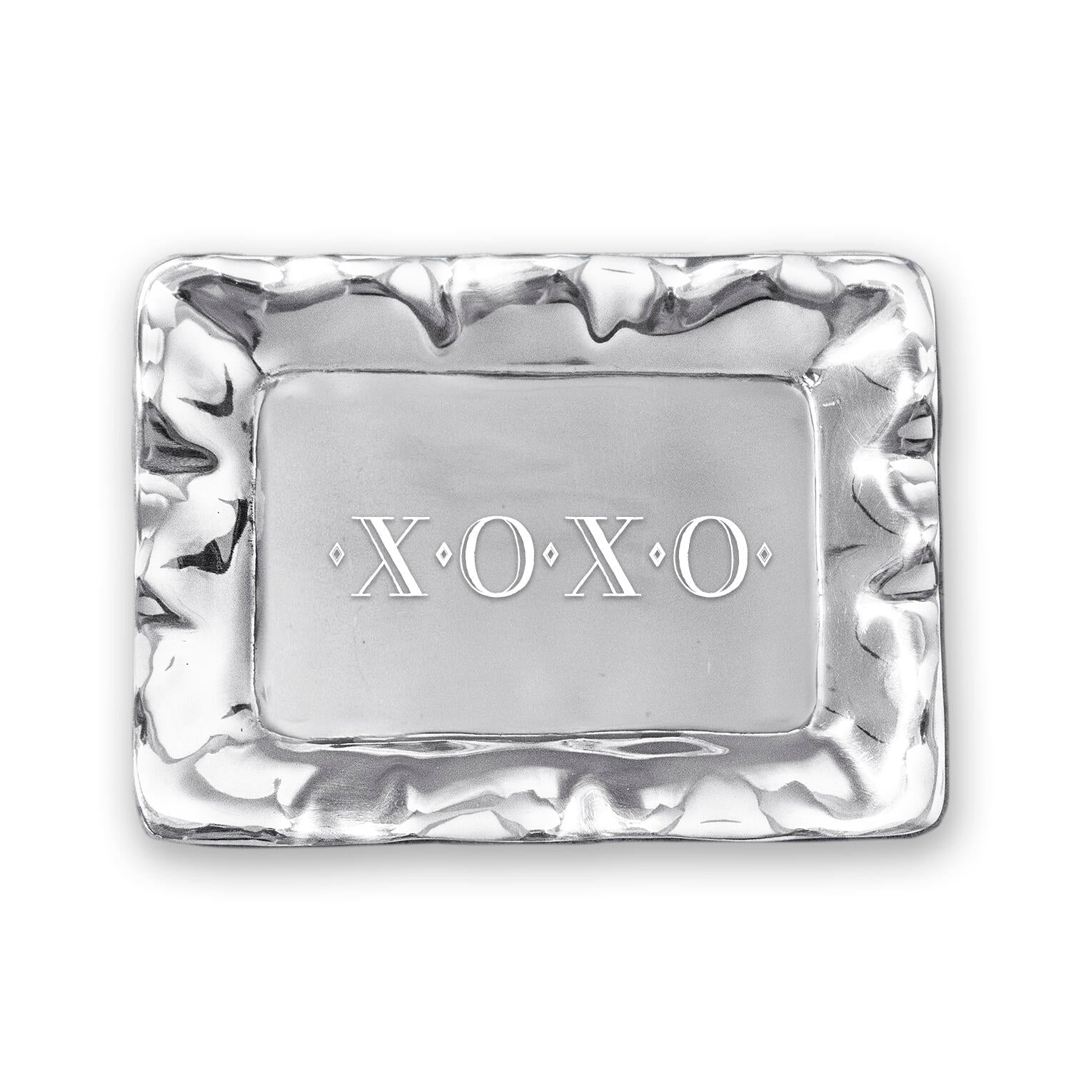 Beatriz Ball Giftware Beatriz Ball GIFTABLES Vento Rectangular Engraved Tray "XOXO"