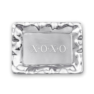 Beatriz Ball Giftware Beatriz Ball GIFTABLES Vento Rectangular Engraved Tray "XOXO"
