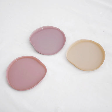 Beatriz Ball Giftware Beatriz Ball GLASS Adana Appetizer Plates Set of 3 (Multi)