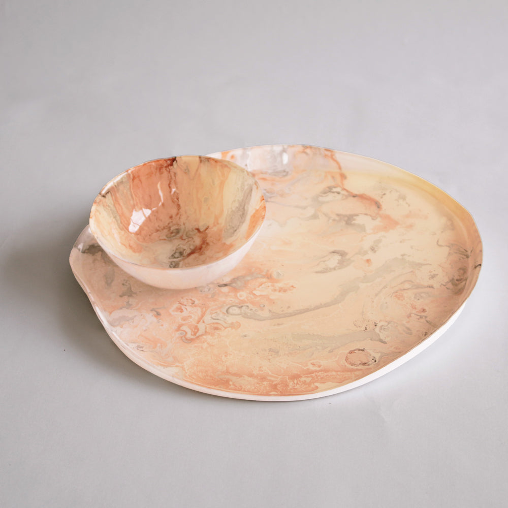Beatriz Ball Giftware Beatriz Ball GLASS Adana Round Platter (Multi)