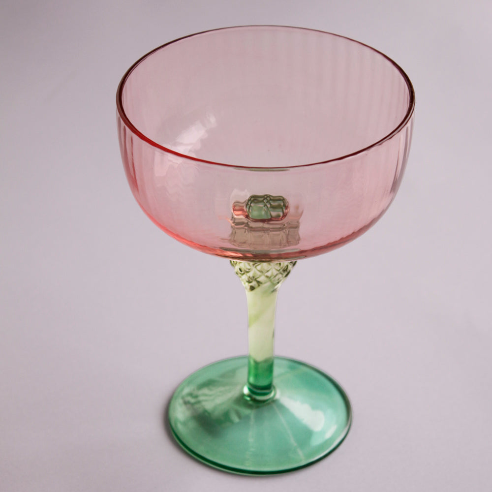 Beatriz Ball Serveware Beatriz Ball GLASS Aquarelle Coupe Set of 4 (Multi)