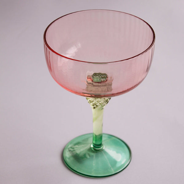 Beatriz Ball Serveware Beatriz Ball GLASS Aquarelle Coupe Set of 4 (Multi)