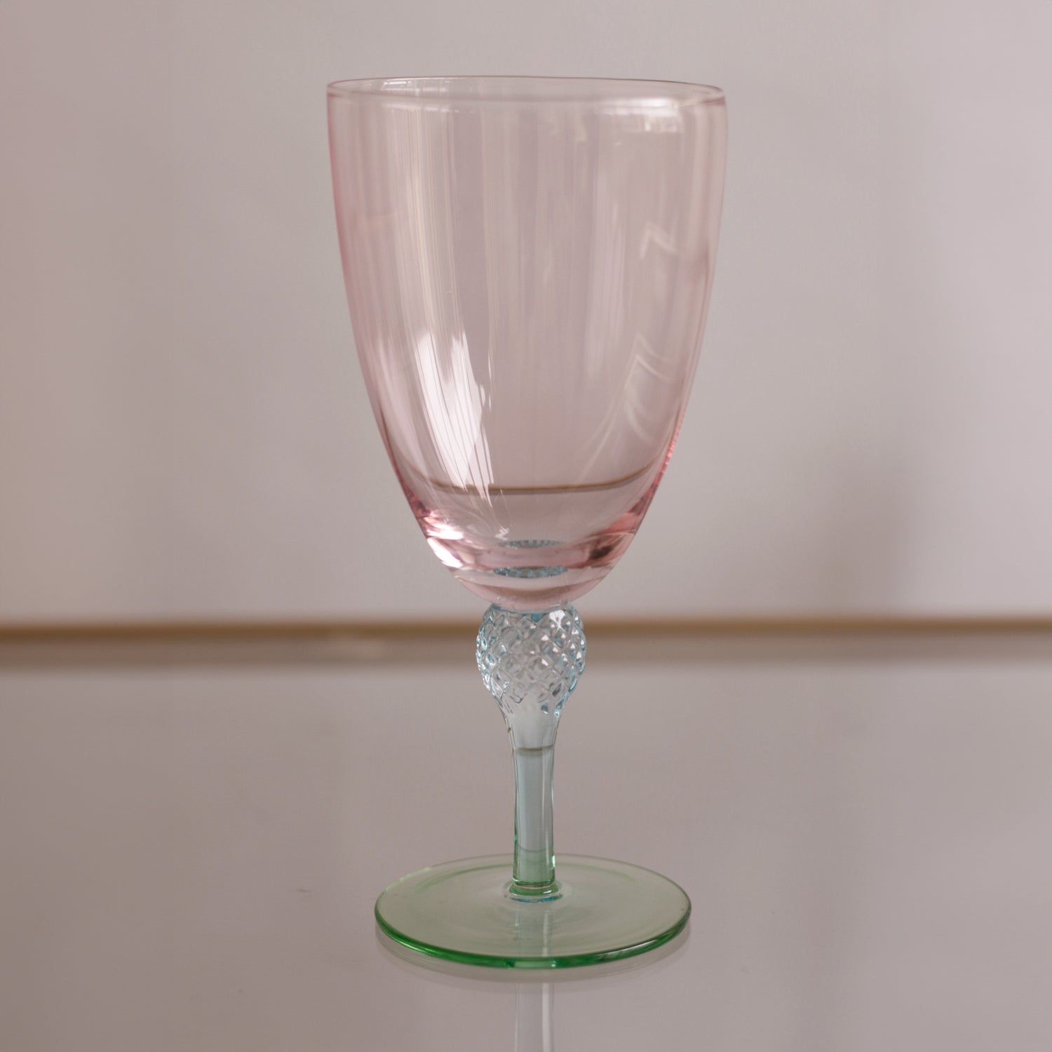 Beatriz Ball Serveware Beatriz Ball GLASS Aquarelle Wine (or All Purpose) Glass Set of 4 (Multi)