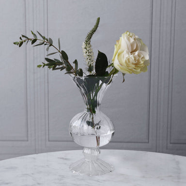 Beatriz Ball Giftware Beatriz Ball GLASS Cambridge Flora Flower Vase Set of 2 (Clear)