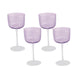 Beatriz Ball Giftware Beatriz Ball GLASS Celine Wine Set of 4 (Purple)