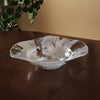 Beatriz Ball Giftware Beatriz Ball GLASS Decorative Bowl (White and Gold)