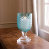 Beatriz Ball Home Decor Beatriz Ball GLASS Eclat Small Hurricane Pale Blue & Clear