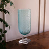Beatriz Ball Home Decor Beatriz Ball GLASS Eclat Tall Hurricane Pale Blue & Clear