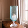 Beatriz Ball Home Decor Beatriz Ball GLASS Eclat Tall Hurricane Pale Blue & Clear