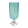 Beatriz Ball Home Decor Beatriz Ball GLASS Eclat Tall Hurricane Pale Blue & Clear