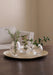 Beatriz Ball Giftware Beatriz Ball Glass Faceted Round Bud Vase Clear