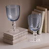 Beatriz Ball Serveware Beatriz Ball GLASS French Swirl All Purpose Set of 4 (Blue)
