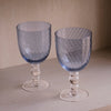 Beatriz Ball Serveware Beatriz Ball GLASS French Swirl All Purpose Set of 4 (Blue)
