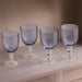 Beatriz Ball Serveware Beatriz Ball GLASS French Swirl All Purpose Set of 4 (Blue)