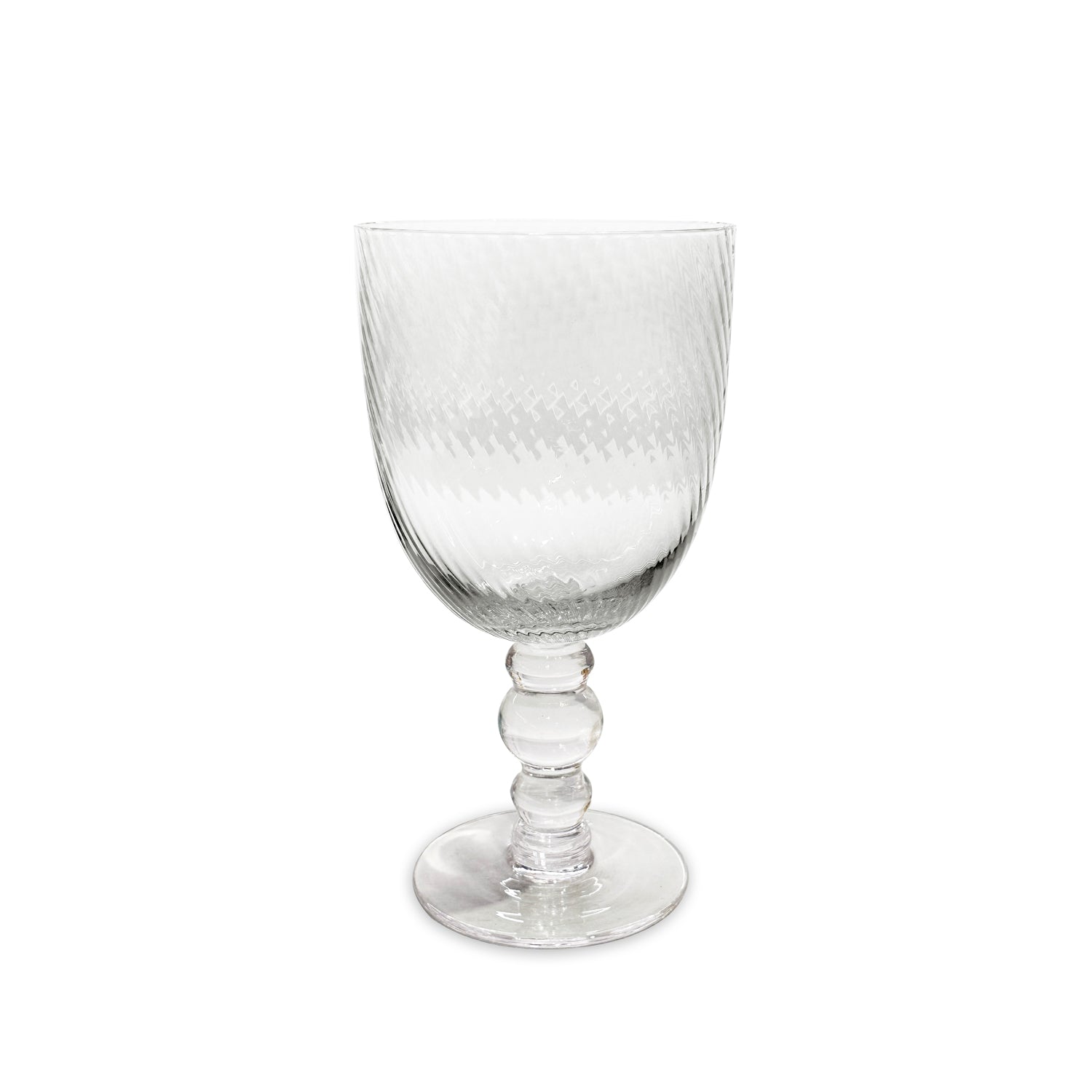 Beatriz Ball Serveware Beatriz Ball GLASS French Swirl All Purpose Set of 4 (Clear)