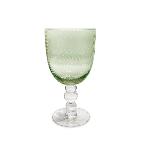 Beatriz Ball Serveware Beatriz Ball GLASS French Swirl All Purpose Set of 4 (Green)