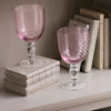 Beatriz Ball Serveware Beatriz Ball GLASS French Swirl All Purpose Set of 4 (Pink)