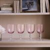 Beatriz Ball Serveware Beatriz Ball GLASS French Swirl All Purpose Set of 4 (Pink)