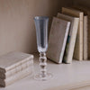 Beatriz Ball Serveware Beatriz Ball GLASS French Swirl Champagne Flute Set of 4 (Blue)