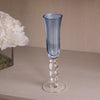 Beatriz Ball Serveware Beatriz Ball GLASS French Swirl Champagne Flute Set of 4 (Blue)