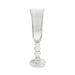 Beatriz Ball Serveware Beatriz Ball GLASS French Swirl Champagne Flute Set of 4 (Clear)