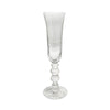 Beatriz Ball Serveware Beatriz Ball GLASS French Swirl Champagne Flute Set of 4 (Clear)