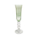 Beatriz Ball Serveware Beatriz Ball GLASS French Swirl Champagne Flute Set of 4 (Green)