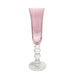 Beatriz Ball Serveware Beatriz Ball GLASS French Swirl Champagne Flute Set of 4 (Pink)