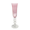 Beatriz Ball Serveware Beatriz Ball GLASS French Swirl Champagne Flute Set of 4 (Pink)