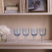 Beatriz Ball Serveware Beatriz Ball GLASS French Swirl Wine Set of 4 (Blue)