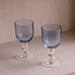 Beatriz Ball Serveware Beatriz Ball GLASS French Swirl Wine Set of 4 (Blue)