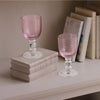 Beatriz Ball Serveware Beatriz Ball GLASS French Swirl Wine Set of 4 (Pink)