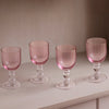 Beatriz Ball Serveware Beatriz Ball GLASS French Swirl Wine Set of 4 (Pink)