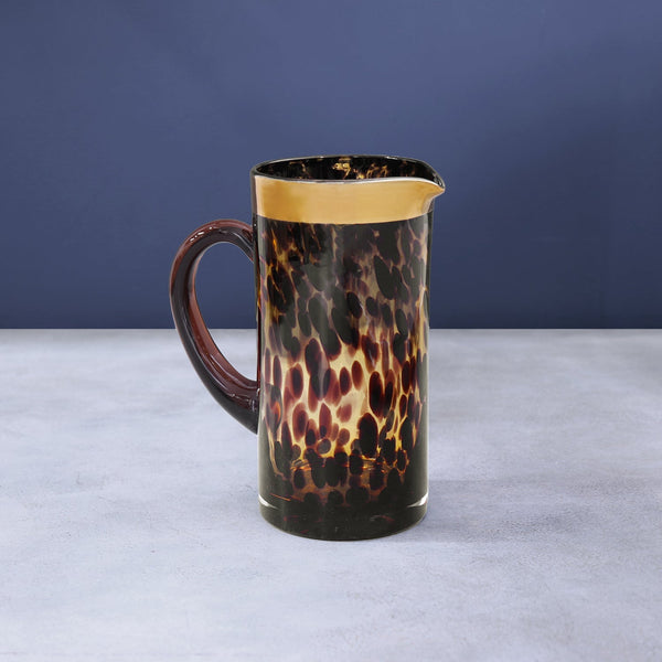 Beatriz Ball Serveware Beatriz Ball GLASS Tortoise and Gold Pitcher