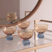 Beatriz Ball Serveware Beatriz Ball GLASS Venice Coupe Set of 4 (Amber and Blue )