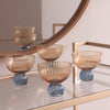 Beatriz Ball Serveware Beatriz Ball GLASS Venice Coupe Set of 4 (Amber and Blue )