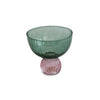 Beatriz Ball Servware Beatriz Ball GLASS Venice Coupe Set of 4 (Green and Lavender)