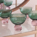 Beatriz Ball Servware Beatriz Ball GLASS Venice Coupe Set of 4 (Green and Lavender)