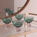Beatriz Ball Servware Beatriz Ball GLASS Venice Coupe Set of 4 (Green and Lavender)