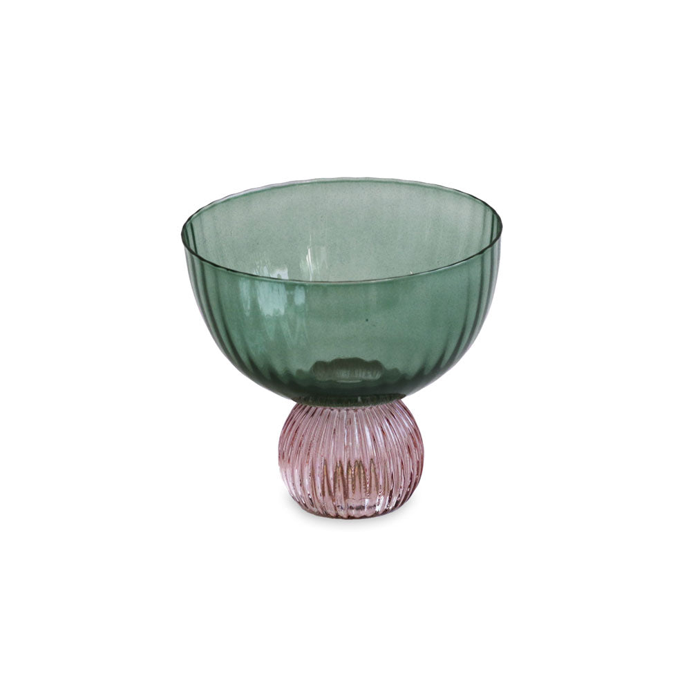Beatriz Ball Servware Beatriz Ball GLASS Venice Coupe Set of 4 (Green and Lavender)