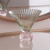 Beatriz Ball Servware Beatriz Ball GLASS Venice Martini Set of 4 (Green and Pink)