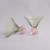 Beatriz Ball Servware Beatriz Ball GLASS Venice Martini Set of 4 (Green and Pink)