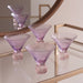 Beatriz Ball Serveware Beatriz Ball GLASS Venice Martini Set of 4 (Violet and Pink)