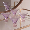 Beatriz Ball Serveware Beatriz Ball GLASS Venice Martini Set of 4 (Violet and Pink)