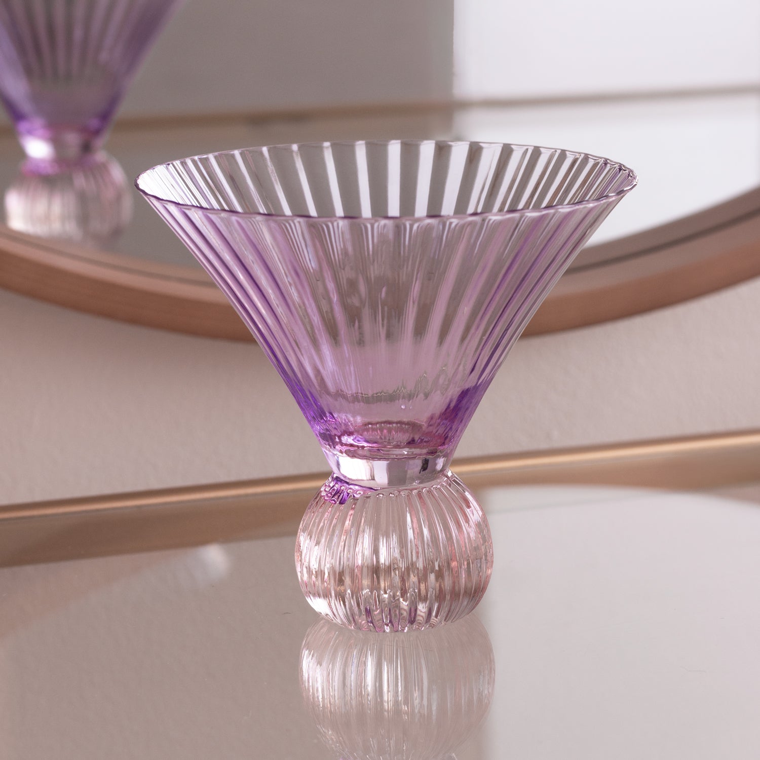 Beatriz Ball Serveware Beatriz Ball GLASS Venice Martini Set of 4 (Violet and Pink)