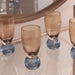 Beatriz Ball Serveware Beatriz Ball GLASS Venice Shot Glass Set of 4 (Amber and Blue )