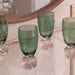 Beatriz Ball Serveware Beatriz Ball GLASS Venice Shot Glass Set of 4 (Green and Lavender)