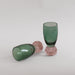 Beatriz Ball Serveware Beatriz Ball GLASS Venice Shot Glass Set of 4 (Green and Lavender)