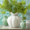 Beatriz Ball Giftware Beatriz Ball GLASS Vento Large Rounded Vase (Cream)