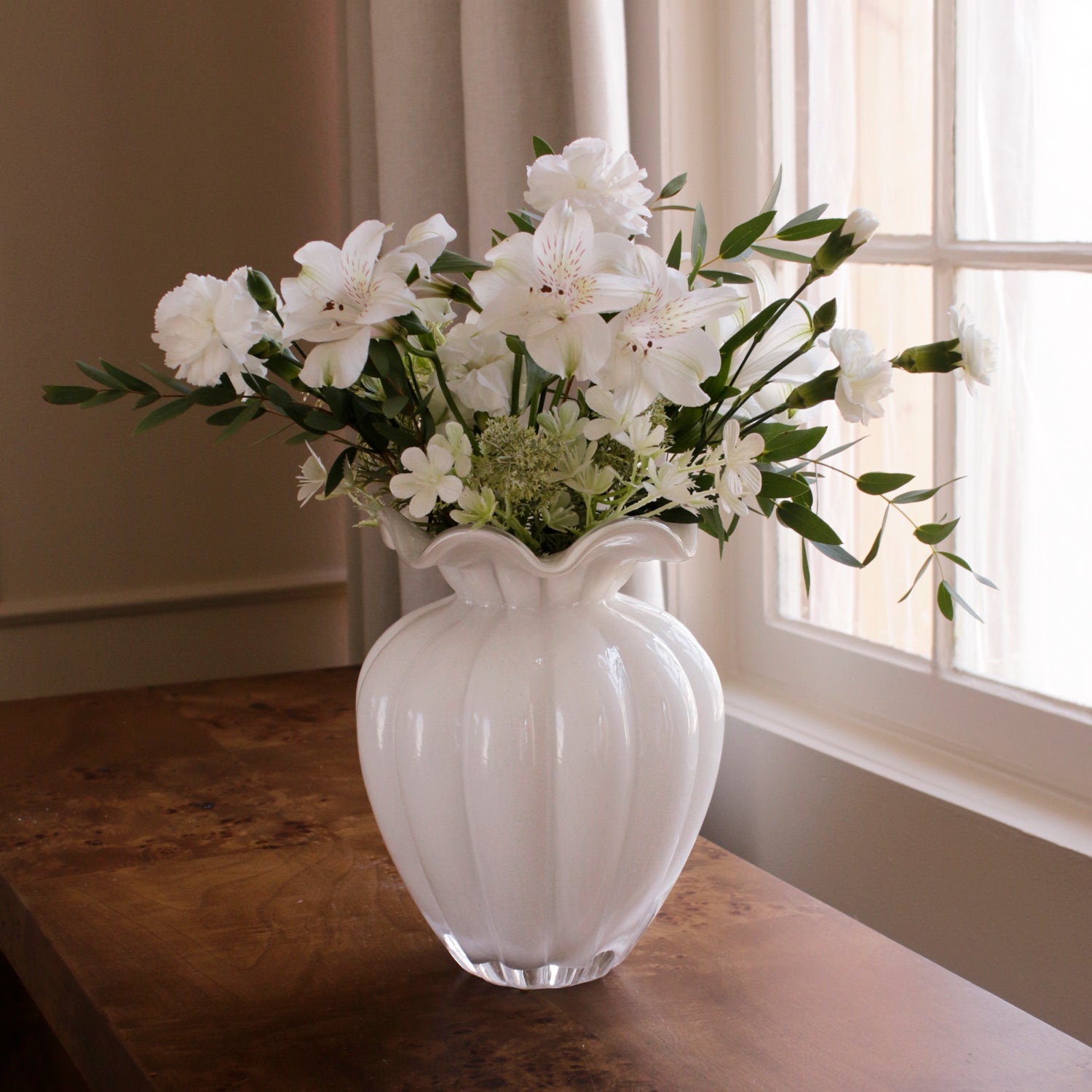 Beatriz Ball Home Decor Beatriz Ball GLASS Vento Large Vase Cream